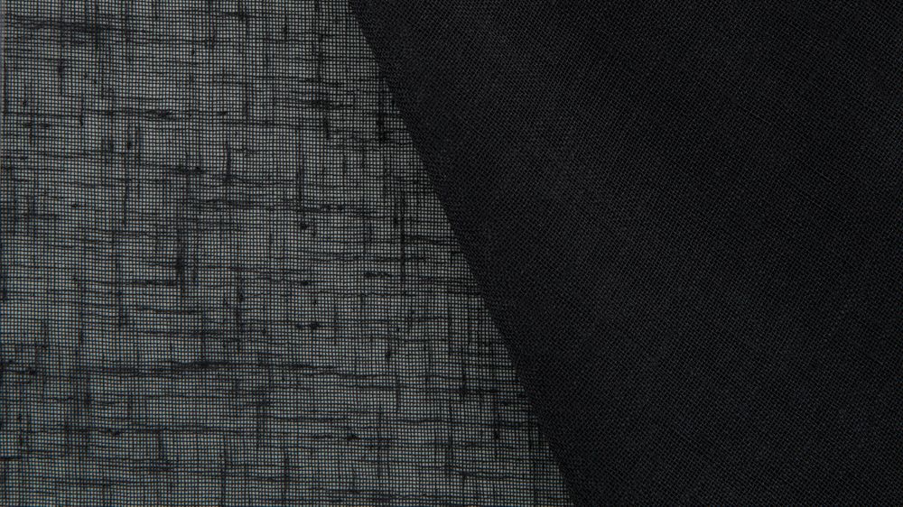 Nettex Bali Black Sheer Curtain